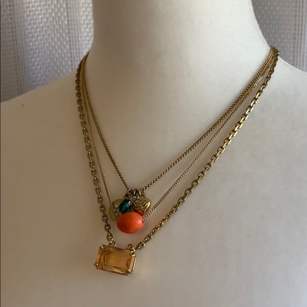 Juicy Couture layered necklace